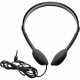Maxell Headset - Mini-phone (3.5mm) - Wired - 32 Ohm - 20 Hz - 20 kHz - On-ear - 6 ft Cable - Black 199845