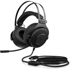 HP OMEN Blast Headset - Stereo - Mini-phone (3.5mm) - Wired - Over-the-head - Binaural - Circumaural - 3.94 ft Cable - Uni-directional, Noise Cancelling Microphone - Black 1A858AA#ABL