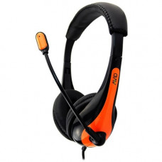 Ergoguys AVID AE-36 HEADSET WITH NOISE CANCELLING MIC & 3.5MM PLUG ORANGE - Stereo - Mini-phone - Wired - 32 Ohm - 20 Hz - 20 kHz - Over-the-head - Binaural - Circumaural - 6 ft Cable - Noise Cancelling, Bi-directional Microphone - Orange 1EDUAE36ORAN