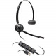 Plantronics Corded Headset with USB Connection - Mono - USB - Wired - Over-the-head - Monaural - Supra-aural - Noise Canceling - TAA Compliance 203474-01