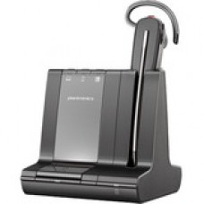 Plantronics Savi S8240 Headset - Wireless - DECT 6.0 - Over-the-headTAA Compliant - TAA Compliance 210979-01