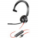 Plantronics Poly Blackwire BW3310-M Headset - Mono - USB Type A, Mini-phone (3.5mm) - Wired - 32 Ohm - 20 Hz - 20 kHz - Over-the-head - Monaural - Ear-cup - Noise Cancelling MicrophoneTAA Compliant - TAA Compliance 212703-101
