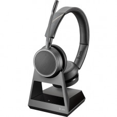 Plantronics Voyager 4220 Office, 1-Way Base, Standard Charge Cable - Mono - Wireless - Bluetooth - 300 ft - 32 Ohm - 20 Hz - 20 kHz - Over-the-head - Monaural - Supra-aural - MEMS Technology, Uni-directional, Noise Cancelling Microphone - TAA Compliance 2