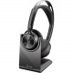 Plantronics Poly Voyager Focus 2 Headset - Stereo - USB Type A - Wired/Wireless - Bluetooth - 164 ft - 20 Hz - 20 kHz - Over-the-head - Binaural - Ear-cup - MEMS Technology, Noise Cancelling, Electret, Condenser Microphone - Noise Canceling 213727-02