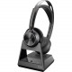 Plantronics Poly Voyager Focus 2 Headset - Stereo - USB Type A - Wired/Wireless - Bluetooth - 298.6 ft - 20 Hz - 20 kHz - Over-the-head - Binaural - Ear-cup - MEMS Technology, Noise Cancelling, Electret, Condenser Microphone - Noise Canceling 214260-01