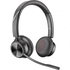 Plantronics Poly Savi 7320 Office, S7320 CD, Stereo - Stereo - Wireless - DECT 6.0 - 590 ft - 20 Hz - 20 kHz - On-ear - Binaural - Ear-cup - Noise Canceling - Black - TAA Compliance 214777-01