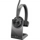 Plantronics Poly Voyager 4300 UC 4310 C Headset - Mono - USB Type A - Wired/Wireless - Bluetooth - 164 ft - 20 Hz - 20 kHz - Over-the-head - Monaural - Ear-cup - 4.92 ft Cable - Noise Cancelling Microphone - TAA Compliance 218471-01