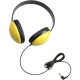 Ergoguys Califone Listening First Stereo Headphones - Stereo - Yellow - Mini-phone - Wired - 25 Ohm - Over-the-head - Binaural - Ear-cup - 5.50 ft Cable 2800-YL