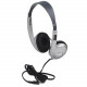 Ergoguys Multimedia Stereo Headphone - Wired Connectivity - Stereo - Over-the-head - Silver 3060AVS