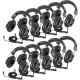Ergoguys Califone 3068AV-10L Headsets - Mono, Stereo - Mini-phone (3.5mm) - Wired - 36 Ohm - Over-the-head - Binaural - Ear-cup - 10 ft Cable - Black 3068AV10L