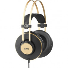 Harman International Industries AKG K92 Closed-Back Headphones - Stereo - Wired - 32 Ohm - 16 Hz 22 kHz - Gold Plated - Over-the-head - Binaural - Circumaural - 9.84 ft Cable 3169H00030
