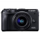 Canon EOS M6 Mark II 32.5 Megapixel Mirrorless Camera with Lens - 15 mm - 45 mm - Black - 3" Touchscreen LCD - 3x Optical Zoom - Digital (IS) - 6960 x 4640 Image - 3840 x 2160 Video - HD Movie Mode - Wireless LAN 3611C011