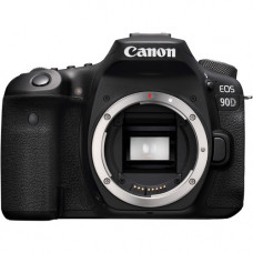 Canon EOS 90D 32.5 Megapixel Digital SLR Camera Body Only - Black - 3" Touchscreen LCD - 6960 x 4640 Image - 3840 x 2160 Video - HD Movie Mode - Wireless LAN - TAA Compliance 3616C002