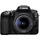 Canon EOS 90D 33 Megapixel Digital SLR Camera with Lens - 18 mm - 55 mm - Black - 3" Touchscreen LCD - 3.1x Optical Zoom - 6960 x 4640 Image - 3840 x 2160 Video - HD Movie Mode - Wireless LAN - TAA Compliance 3616C009