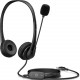 HP Stereo USB Headset G2 - Stereo - USB Type A - Wired - 64 Ohm - 20 Hz - 20 kHz - Over-the-head - Binaural - Supra-aural - 5.90 ft Cable - Uni-directional Microphone - Noise Canceling - Black 428K6AA