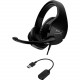 HP HyperX Cloud Stinger S - Gaming Headset (Black) - Stereo - Mini-phone (3.5mm), USB 2.0 - Wired - 32 Ohm - 10 Hz - 22 kHz - Over-the-ear - Binaural - Circumaural - 8.20 ft Cable - Noise Cancelling, Condenser, Electret, Uni-directional Microphone - Black