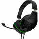 HP HyperX CloudX Stinger Core Xbox Gaming Headset - Stereo - Mini-phone (3.5mm) - Wired - 16 Ohm - 20 Hz - 20 kHz - Over-the-head - Binaural - Circumaural - 4.27 ft Cable - Noise Cancelling, Electret, Condenser Microphone - Black, Green 4P5J9AA