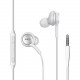 4XEM 3.5mm AKG Earphones with Mic and Volume Control (White) - Mini-phone (3.5mm) - Wired - Earbud - In-ear - White 4XSAMEARAKGW