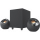 Creative Pebble Plus 2.1 Speaker System - 8 W RMS - Black - 50 Hz to 20 kHz 51MF0480AA000