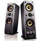 Creative GigaWorks T40 2.0 Speaker System - 32 W RMS - Glossy Black - 50 Hz to 20 kHz - REACH, RoHS, WEEE Compliance 51MF1615AA002