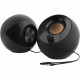 Creative Pebble 2.0 Speaker System - 4.40 W RMS - Black - 100 Hz to 17 kHz 51MF1680AA000