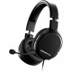 SteelSeries Arctis 1 All-Platform Wired Gaming Headset - Stereo - Mini-phone (3.5mm) - Wired - 32 Ohm - 20 Hz - 20 kHz - Over-the-head - Binaural - Circumaural - 9.84 ft Cable - Bi-directional, Noise Cancelling Microphone - Black 61429