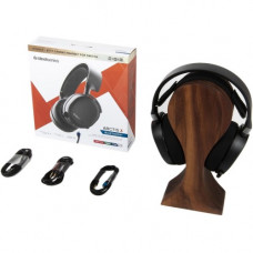 SteelSeries Arctis 3 Bluetooth Headset - Stereo - Mini-phone - Wired/Wireless - Bluetooth - 32.8 ft - 32 Ohm - 20 Hz - 22 kHz - Over-the-head - Binaural - Circumaural - Bi-directional, Noise Cancelling Microphone - Black 61509