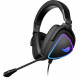 Asus ROG Delta S Gaming Headset - Stereo - USB Type C, USB 2.0 - Wired - 32 Ohm - 20 Hz - 40 kHz - Over-the-head - Binaural - Circumaural - 4.92 ft Cable - Noise Cancelling, Uni-directional Microphone - Black 90YH02K0-B2UA00