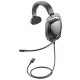 Plantronics SHR2082-01 Headset - Mono - Black, Gray - Quick Disconnect - Wired - Over-the-head - Monaural - Ear-cup - 3.50 ft Cable - Noise Cancelling Microphone - TAA Compliance 92082-01