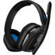 Logitech Astro A10 Headset - Stereo - Blue, Gray - Mini-phone - Wired - 32 Ohm - 20 Hz - 20 kHz - Over-the-ear, Over-the-head - Binaural - Circumaural - TAA Compliance 939-001509