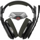 Logitech Astro A40 TR Headset + MixAmp M80 - Stereo - Black - Mini-phone - Wired - 48 Ohm - 20 Hz - 21 kHz - Over-the-head - Binaural - Circumaural - 3.28 ft Cable - Noise Canceling - TAA Compliance 939-001513