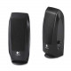 Logitech S-120 2.0 Speaker System - 2.30 W RMS - Black - 50 Hz to 20 kHz - RoHS, TAA Compliance 980-000012