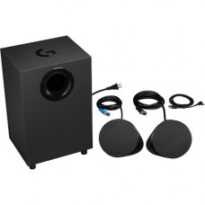 Logitech LIGHTSYNC G560 2.1 Bluetooth Speaker System - 240 W RMS - Black - 40 Hz to 18 kHz - USB - TAA Compliance 980-001300