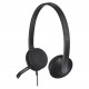 Logitech USB Headset H340 - Stereo - Black - USB - Wired - 20 Hz - 20 kHz - Over-the-head - Binaural - Semi-open - 6 ft Cable - RoHS, TAA, WEEE Compliance 981-000507