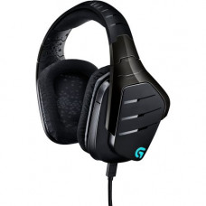 Logitech Artemis Spectrum RGB 7.1 Surround Gaming Headset - Black - Mini-phone, USB - Wired - 39 Ohm - 20 Hz - 20 kHz - Over-the-head - Binaural - Circumaural - Noise Canceling - TAA Compliance 981-000586