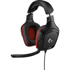 Logitech G332 Gaming Headset - Stereo - Black - Mini-phone - Wired - 5 Kilo Ohm - 20 Hz - 20 kHz - Over-the-head - Binaural - Circumaural - 6.56 ft Cable - Cardioid, Uni-directional Microphone - TAA Compliance 981-000755