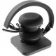 Logitech Zone Wireless Plus Headset - Stereo - Wireless - Bluetooth - 98.4 ft - 30 Hz - 13 kHz - Over-the-head - Binaural - Circumaural - Omni-directional, MEMS Technology, Noise Cancelling Microphone - Noise Canceling - TAA Compliance 981-000805