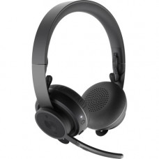 Logitech Zone Headset - Stereo - USB Type A, USB Type C - Wireless - Bluetooth - 98.4 ft - Over-the-head - Binaural - Noise Cancelling, Omni-directional, MEMS Technology Microphone - Noise Canceling - Black 981-000918