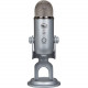 Logitech Blue Yeti Microphone - Stereo - 20 Hz to 20 kHz - Wired - Condenser - Cardioid, Bi-directional, Omni-directional - Desktop, Stand Mountable, Side-address - USB 988-000097