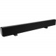 Vaddio EasyTalk Sound Bar Speaker - 80 W RMS - Wall Mountable, Tabletop - High Gloss Black Lacquer - 100 Hz - 20 kHz 999-8565-000