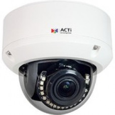 ACTi A86 5 Megapixel HD Network Camera - Dome - 98.43 ft - H.265, H.264, MJPEG - 2616 x 1964 - 2.70 mm - 5x Optical - CMOS - Surface Mount, Pendant Mount, Wall Mount, Gooseneck, Junction Box Mount, Flush Mount - TAA Compliance A86