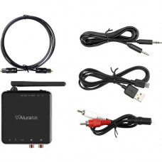 Aluratek Universal Bluetooth Audio Receiver and Transmitter with Bluetooth 5 - Headphone - Lithium Ion (Li-Ion) ABC53F