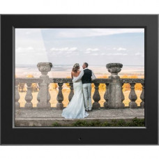 Aluratek 8" Slim Digital Photo Frame with Auto Slideshow Feature - 8" LCD Digital Frame - Black - 1024 x 768 - Cable - 4:3 - JPEG - Slideshow, Clock, Calendar - USB - Desktop ASDPF08F