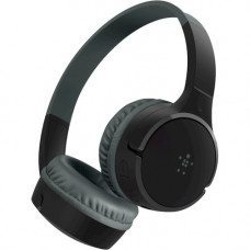 Belkin SOUNDFORM Mini Headset - Stereo - Mini-phone (3.5mm) - Wired/Wireless - Bluetooth - 30 ft - Over-the-ear - Binaural - Ear-cup - Black AUD001BTBK