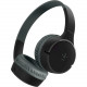 Belkin SOUNDFORM Mini Headset - Stereo - Mini-phone (3.5mm) - Wired/Wireless - Bluetooth - 30 ft - Over-the-ear - Binaural - Ear-cup - Black AUD001BTBKCS
