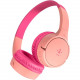 Belkin SOUNDFORM Mini Headset - Stereo - Mini-phone (3.5mm) - Wired/Wireless - Bluetooth - 30 ft - Over-the-ear - Binaural - Ear-cup - Pink AUD001BTPK