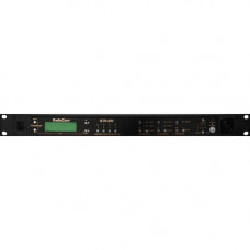 The Bosch Group RTS Two-Channel UHF Synthesized Wireless Intercom Base Station - Wired/Wireless - 1000 ft - Rack-mountable, Desktop - TAA Compliance BTR-800-B4R