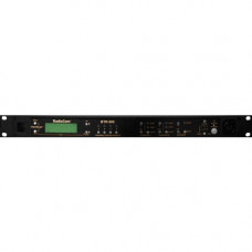 The Bosch Group RTS Two-Channel UHF Synthesized Wireless Intercom Base Station - Wired/Wireless - 1000 ft - Desktop, Rack-mountable BTR-800-HER5