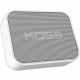 Koss BTS1 Speaker System - Wireless Speaker(s) - Portable - Battery Rechargeable - White - Bluetooth - USB BTS1