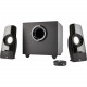 Cyber Acoustics Curve Blast 2.1 Speaker System - 8 W RMS - LED Indicator, Control Pod CA-3050